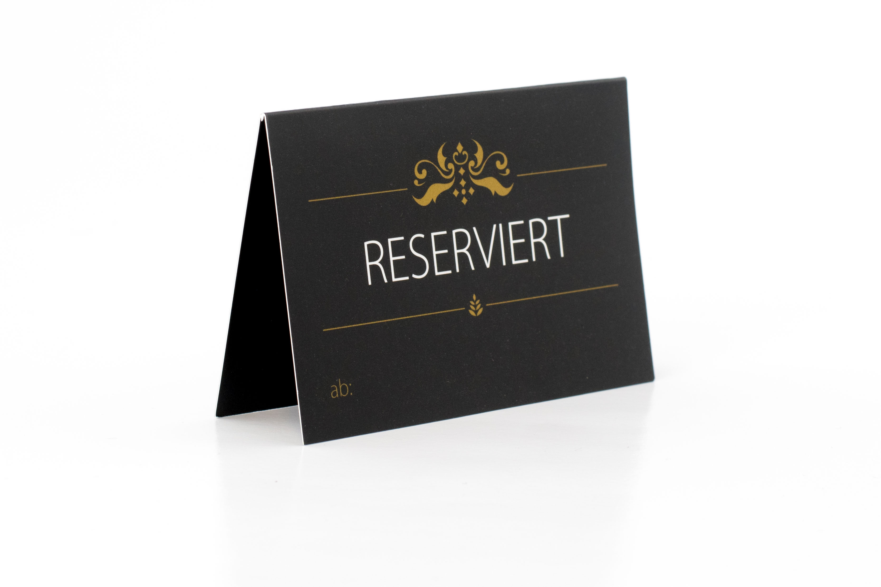 Reserviert Tischkarten Tischaufsteller Namenskarte Restaurant Platzkarte